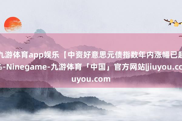 九游体育app娱乐　　【中资好意思元债指数年内涨幅已超2%-Ninegame-九游体育「中国」官方网站|jiuyou.com